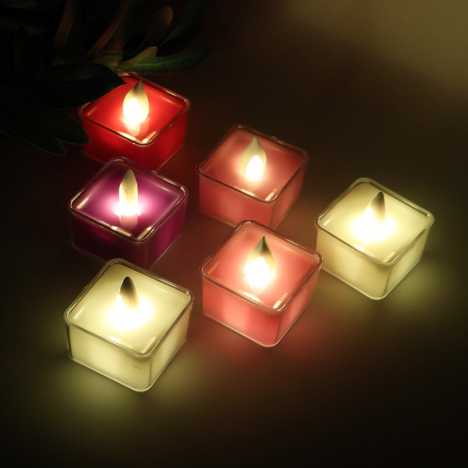 LED Flameless Decorative Tealight Candles - (6 Pc / Set) LED Flameless Decorative Tealight Candles - (6 Pc / Set)